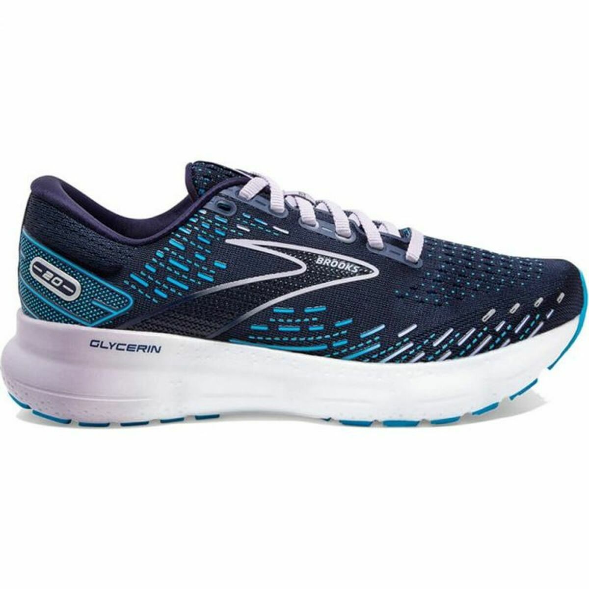 Chaussures de Running pour Adultes Brooks Glycerin 20 Bleu Femme-0