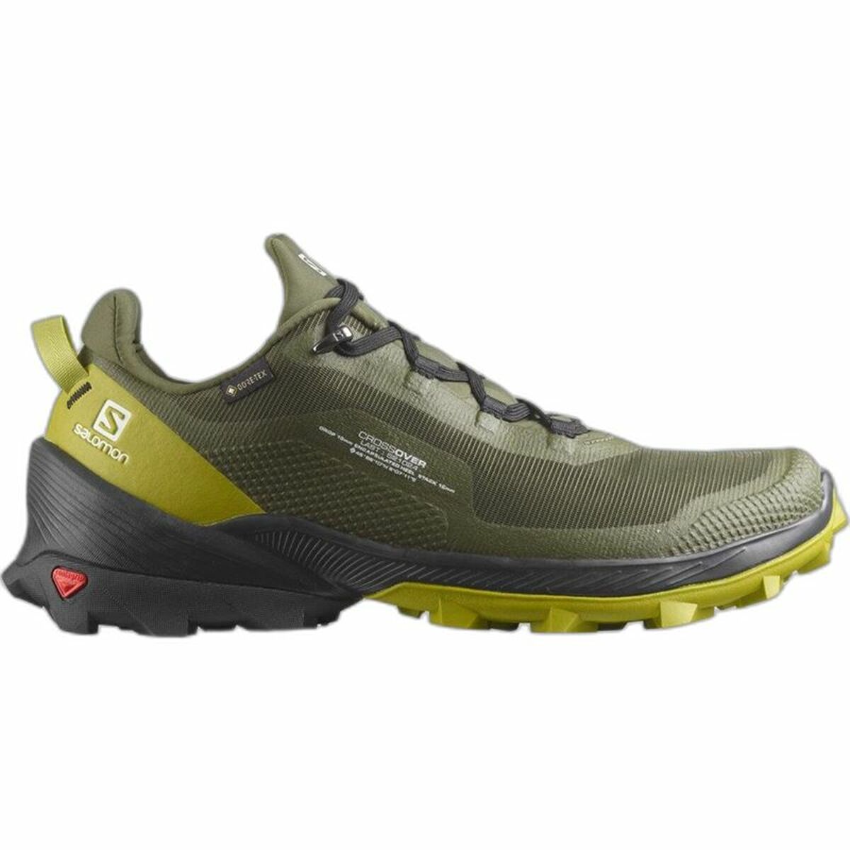 Baskets Salomon Cross Over GORE-TEX Montagne Olive Homme-0