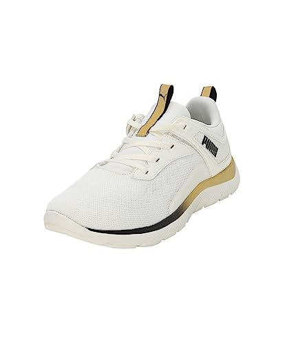 PUMA Femme Softride Remi Molten Metal WNS Chaussure de Course sur Route, Blanc doré Noir, 41 EU