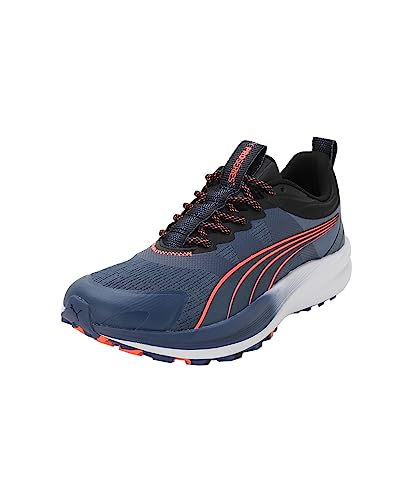 PUMA Mixte Utiliser Pro Trail Chaussure de Course sur Route, Inky Blue Neon Sun Black, 46 EU