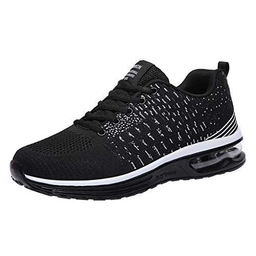 Homme Chaussures De Course Légère Running Sport Compétition Trail Entraînement Outdoor Respirant Mesh Confortable Ete Solde Baskets Basse Air Cushion Sneakers 44 EU