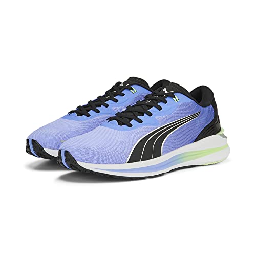 PUMA Men's Sport Shoes ELECTRIFY NITRO 2 Road Running Shoes, ELEKTRO PURPLE-PUMA BLACK-PUMA SILVER, 43