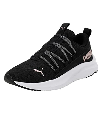 PUMA Femme Softride One4all Wn's Chaussure de Course sur Route, Noir Or Rose Blanc, 38 EU