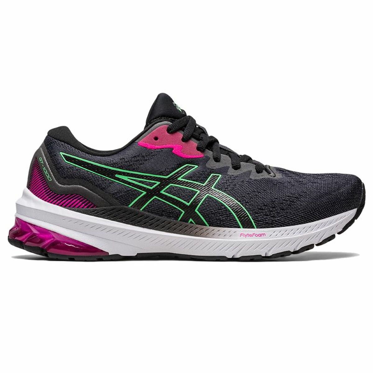 Chaussures de Running pour Adultes Asics GT-1000 11 Femme Noir-0